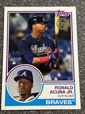 2018 Topps Update Series - 1983 Topps Design Ronald Acuña Jr. #83-13 (RC)
