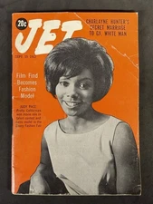 Sept. 19 1963 JET Magazine Judy Pace, Charlayne Hunter Very Good Condition