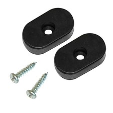 Interior Bucket Seat Back Bumpers With Screws 1966-72 Chevelle Impala Firebird Interior Bucket Seat Back Bumpers With Screws 1966-72 Chevelle Impala Firebird
