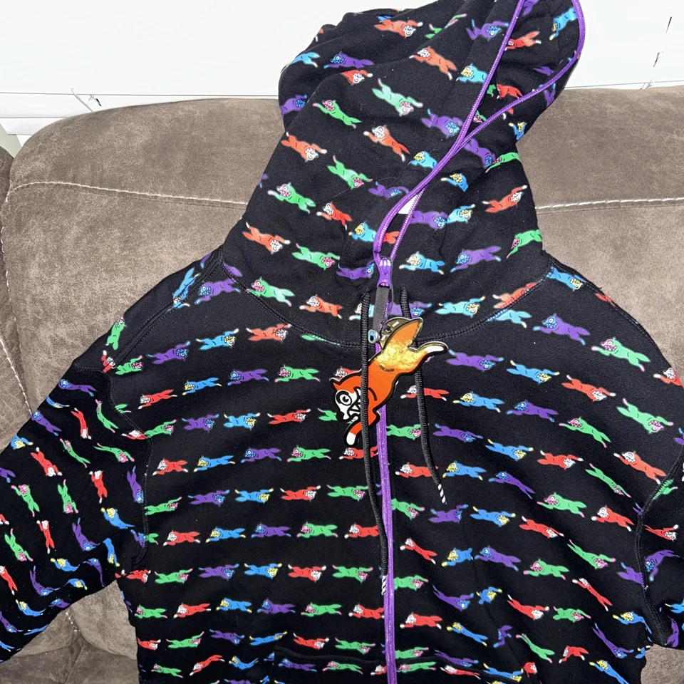 ICECREAM Billionaire Boys Club Men's Grass Allover Print Hoodie Size XL - Image 2 of 2