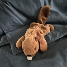 Ty Beanie Baby Bucky Beaver Retired Original 1995 with Tags