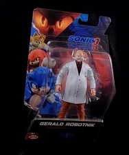 Sonic The Hedgehog 3 Movie Wave 3 Gerald Robotnik Action Figure New 2025