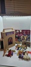 Huge Lot 1980s Glamour Gals Showplace Case,dolls,backings And Accessories