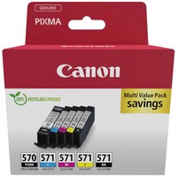 Canon Druckerpatrone PGI-570/CLI-571 Pgbk/C/M/Y/Bk Multipack Original Kombi-Pack