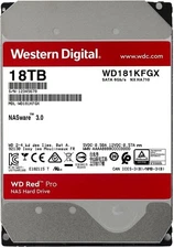 Western Digital WD 18TB Red Pro NAS 3.5" HDD 7200RPM SATA6 512MB - WD181KGXF