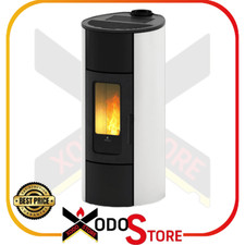 Stufa pellet 5 STELLE RAVELLI FLEXI 11 kW STEEL acciaio - invia mail per sconto