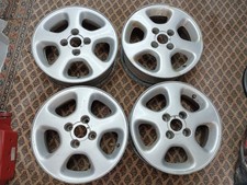 4 X PEUGEOT 206 Alufelgen "Laser 307" 6J X 15 4X108 Mit Schrauben (16 Stück)