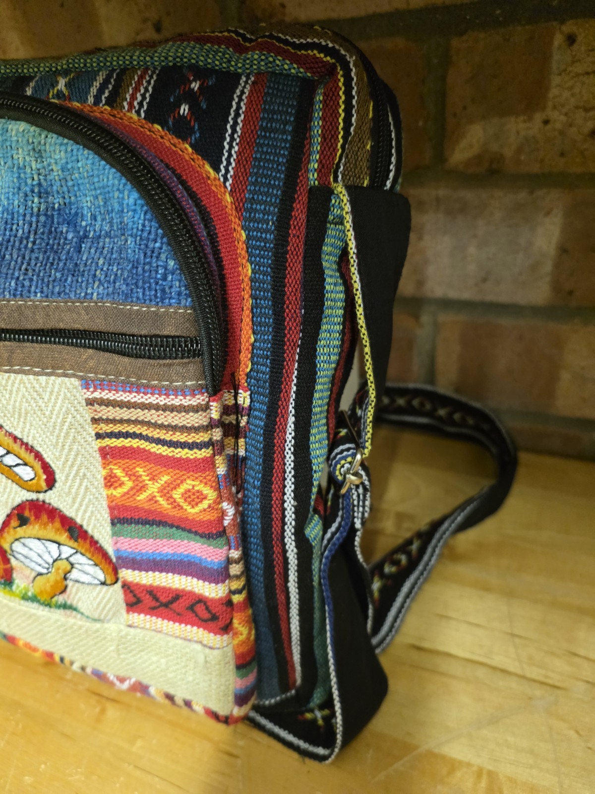 Funky Threads Small Lightweight Bag Handmade Hima… - image 3