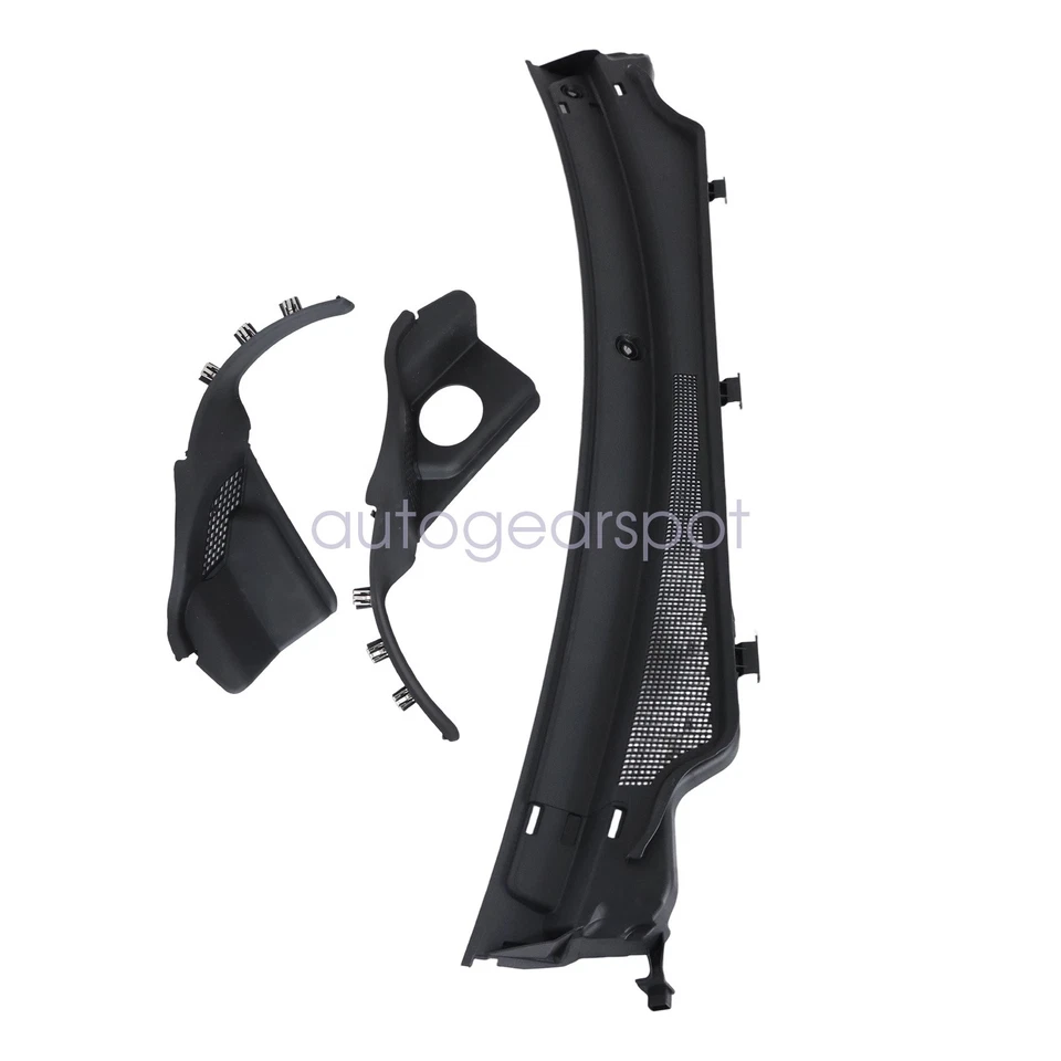 Cubierta de ventilación del capó de la rejilla del limpiaparabrisas para Dodge Durango 2016-2025 Foto 3 de 4