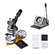 2  2in Square Refrigerator Fridge Magnet Maker Machine Kit with Paper Cutter