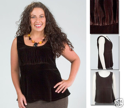 Haut Zaftique CINCHED SWEETHEART - Noir - Taille Plus (0Z/1Z - 14/16 - L/XL/1X) - Neuf Sans étiquettes