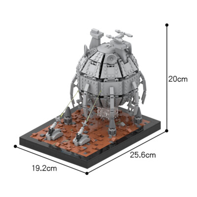 MOC-43041 Battle of Geonosis / Core Ship SPHA-T Walkers 1319 Gift Pieces