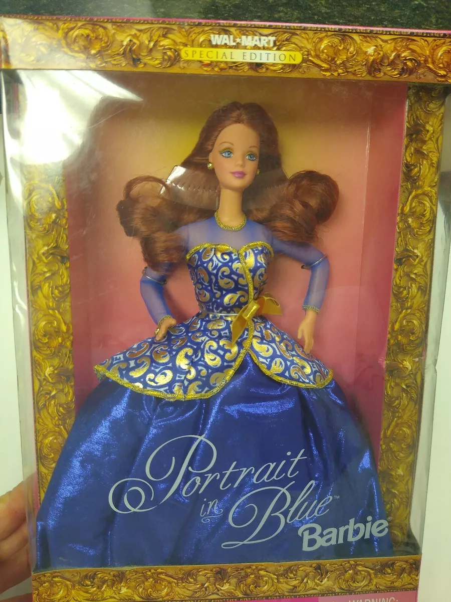 PORTRAIT IN BLUE~ BARBIE ~ NEW ~19355 ~ Collectible~Mattel~1997