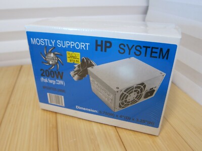 NOS Vintage Retro Computing Athena Power 200W ATX Power Supply MPS3ATX20