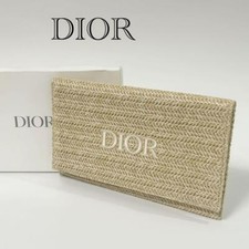 Christian Dior Novelty Clutch Pouch 2023 Summer Rattan Beige JP Original Limited