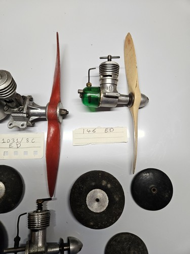 Vintage Rc aircraft Engine airplane engines Joblot - 第 3/24 張圖片