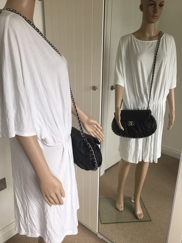La Perla Anna Club White Boho/Lagenlook/Beach Summer Dress, Italy, RRP179 - Picture 7 of 12