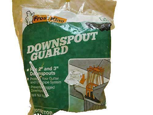 Frost King 2" to 3" Plastic Gutter Downspout Guard 1 Pack