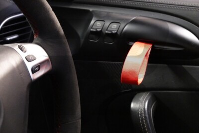 GT3 RS STYLE DOOR PULL HANDLES RED FOR PORSCHE 987 BOXSTER CAYMAN