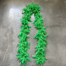 green Feather Boa one size