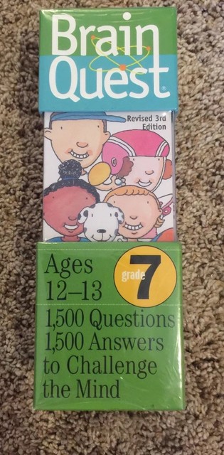 New ~ Brain Quest Revised 3rd Edition ~ Ages 12-13 ~ 7th grade ~ | eBay