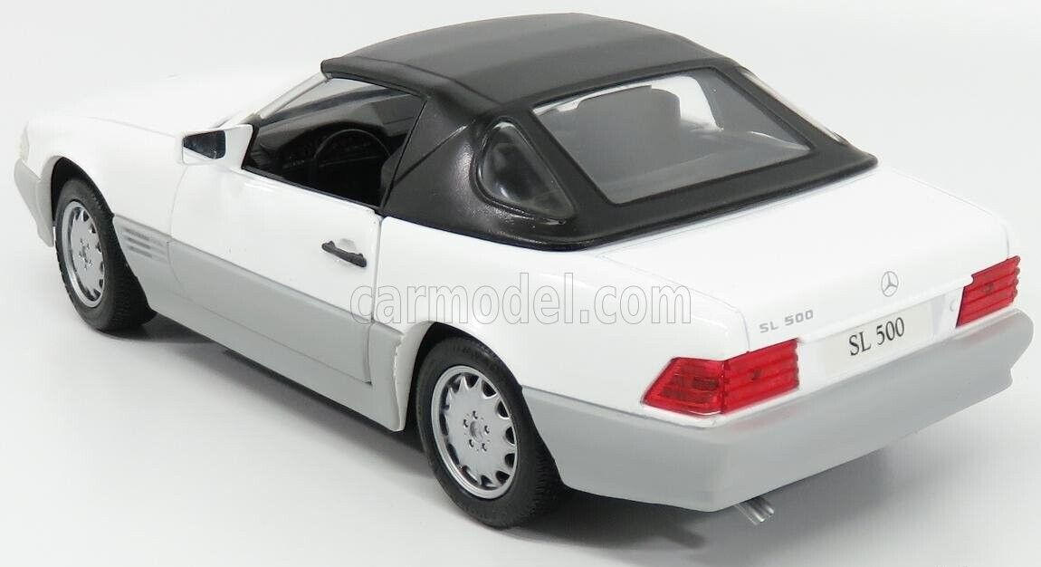 REVELL MERCEDES BENZ SL500 CABRIOLET WHITE/BLK TOP Long Sold Out