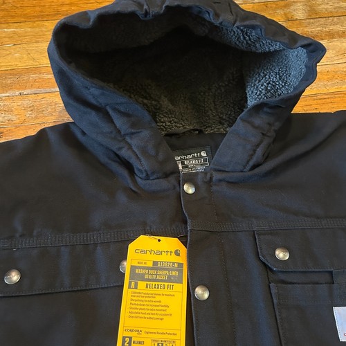 CARHARTT ~ 4XL ~ NEW Sherpa-Lined Relaxed-Fit Washed Duck Utility Jacket Warmth2 - Picture 16 of 24