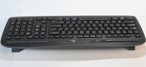 Logitech K330 Y-R0009 Wireless Full Size Keyboard With USB Dongle Black - Picture 4 of 8
