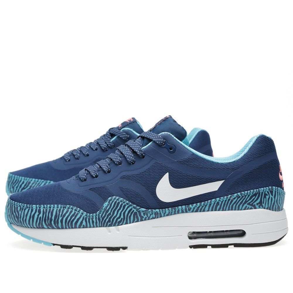 Nike Air Max 1 PRM TAPE Brave Blue & Summit Whit Sz 9.5 Nike Air Max 1 PRM TAPE Brave Blue & Summit Whit Sz 9.5