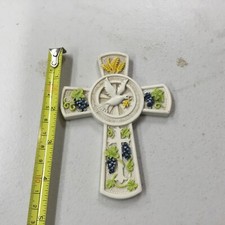 Holy Natures Harvest Themed Cross Ornament Christening Baptism Wedding Favor