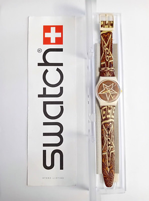Swatch Gent Neu NOS Mariachi GW115 1994 Vintage Armbanduhr 90er