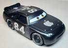 Disney Pixar Cars Black Mac iCar Apple Car 84 Diecast Stock Car Piston Cup FC