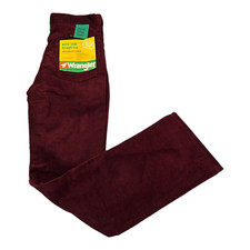 Wrangler Vintage Boys Slim Corduroys 12 Slim Red 75 Cotto 25 Polyester 24X27