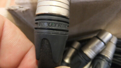 Neutrik XLR Female to Open end 6ft Cable Carol C-1302 10ea lot