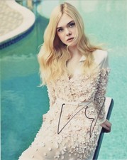 Elle Fanning Sexy Autographed Signed 8x10 Photo COA E4T