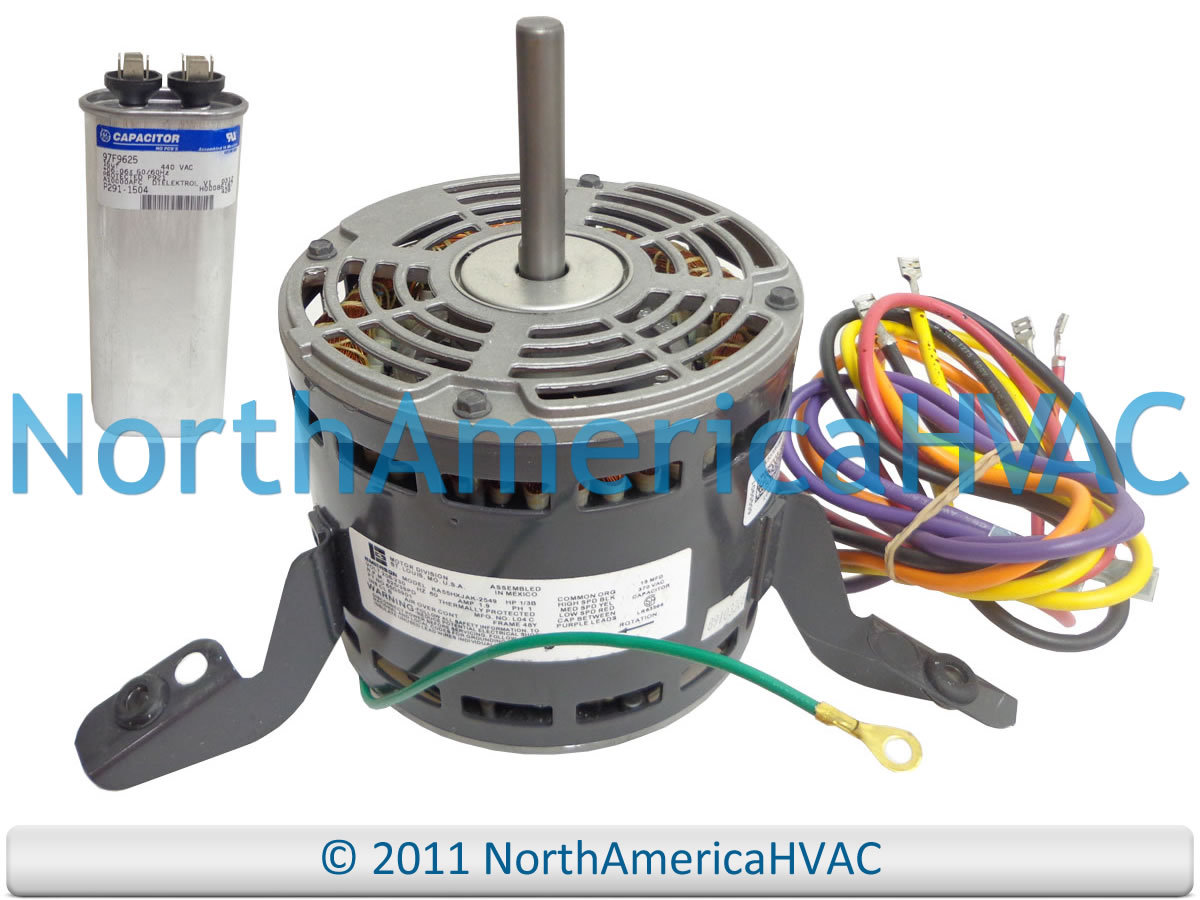 OEM Condenser Fan Motor 1/3 HP Replaces Emerson K55HXJAK-2549 | eBay