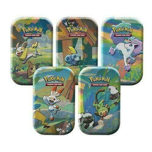 Pokémon TCG: Galar Pals Mini Tin (Contains 2 Booster Packs, Each with 10 Cards) for sale online