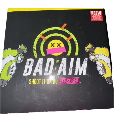 Bad Aim - Party Game - The Hilarious Truth or Dare Shootout NIB