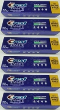Crest 3D White STAIN ERASERMint Whitening Toothpaste 6 Tubes, 2.3 Oz Each SEALED