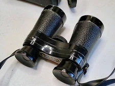 Vintage Airguide Number 39 Binoculars w/ Strap & Partial Case Fee & Stemwedel 