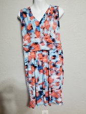 Simply Vera by Vera Wang size Large watercolor dress 