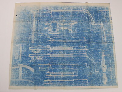 Pullman Standard Cross Section Narrow Deck Car Train Blueprint 33-e-89 42''