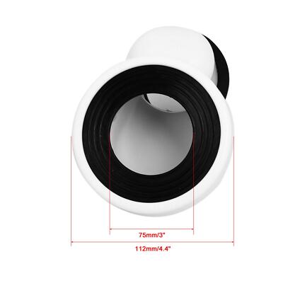 100mm PVC Rubber Leak Proof Offset Toilet Flange Shifter for  