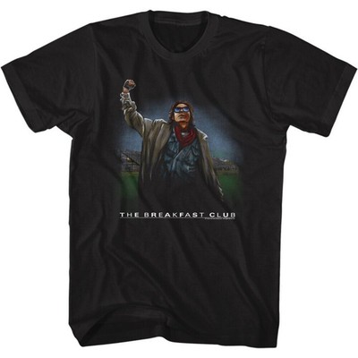 The Breakfast Club Cartoon Fist Pump Black Shirts