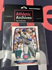 Christopher Morel Rookie Sports Card Magnet Chicago Cubs RC