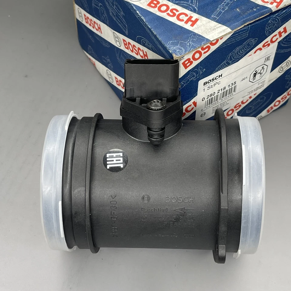 Sensor de flujo de masa de aire Bosch OE MAF para 04-06 BMW X5 545i 645Ci 745i 745Li 4,4 L Foto 2 de 4