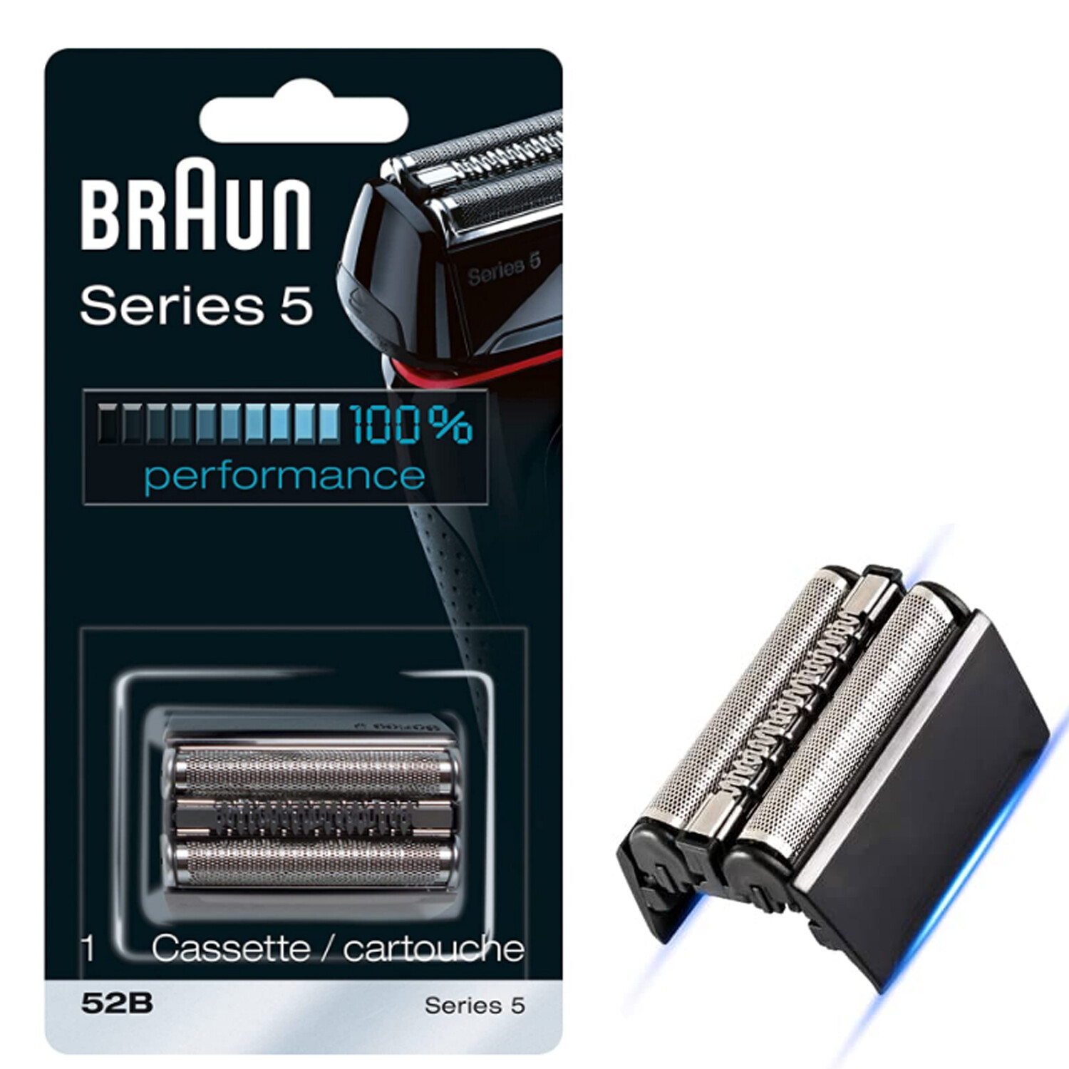 52B Series 5 Replacement Shaver Head Foil Cassette for Braun Electric