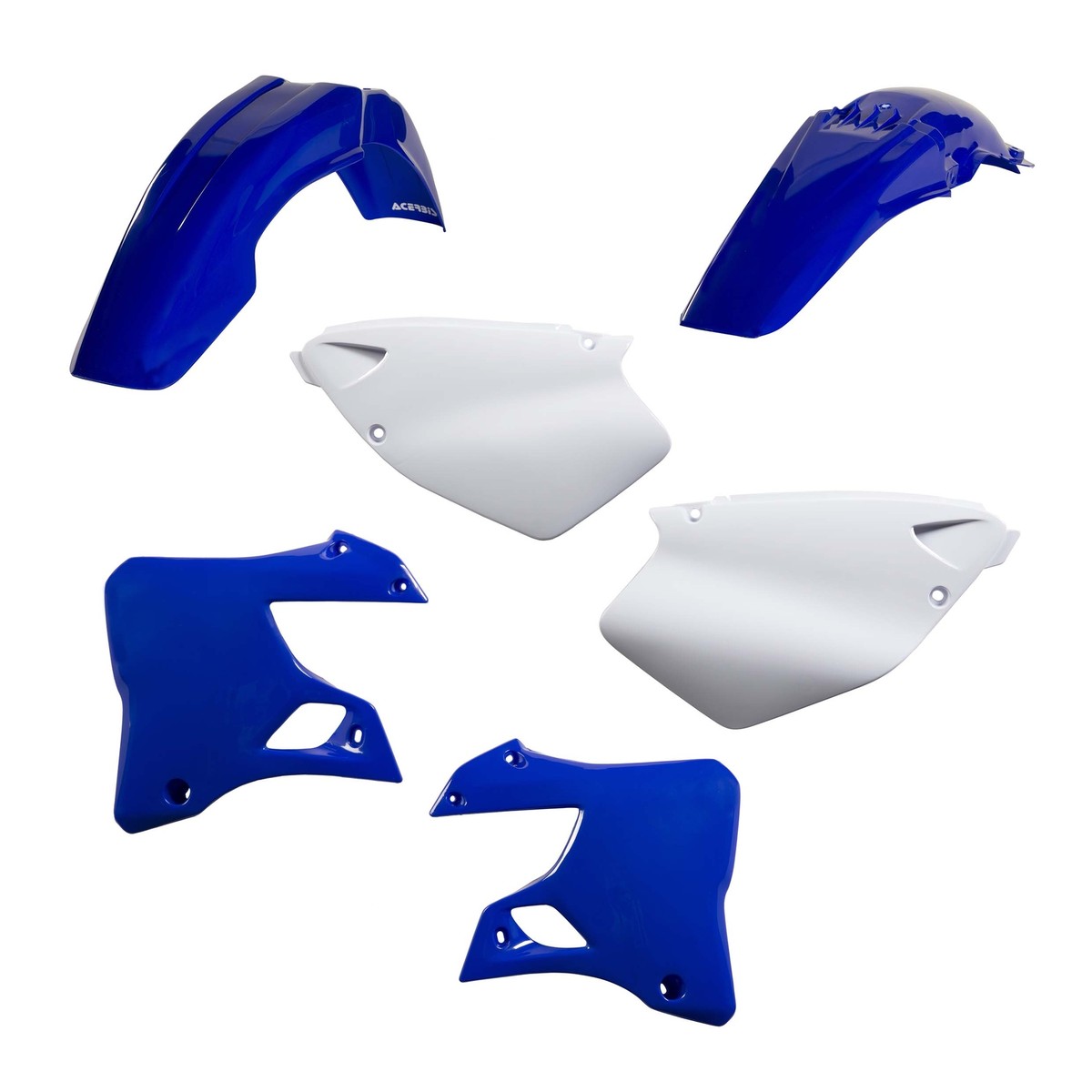 Acerbis Full Plastic Kit OEM Blue White Yamaha WR 250 2t 1996 1997