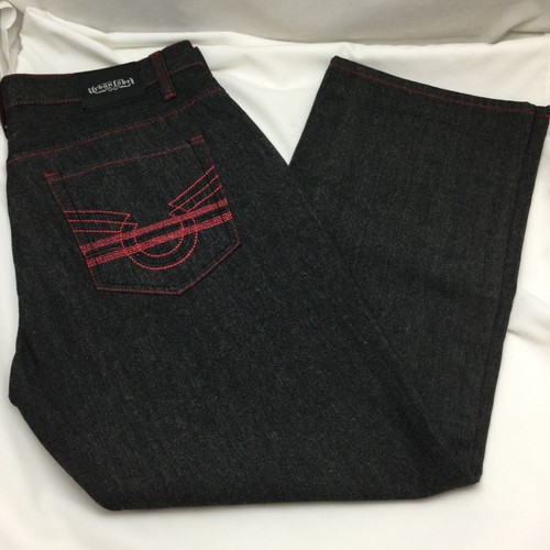Urban Label Denim Jeans Black Relaxed 