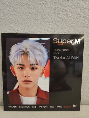 SuperM SUPER ONE ミニLPポスター サイン入り　テン SuperM Signed MARK Mini LP Poster SuperOne OFFICIAL SMTOWN SET US